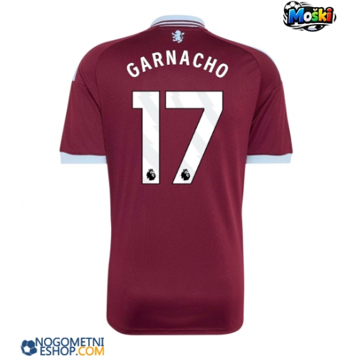 Moški Nogometni dresi Aston Villa Alejandro Garnacho #17 Domači 2026-27 Kratek Rokav